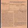 Paketkarte 1948: Tann nach Pullach, Wertkarte 30 RM