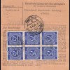 Paketkarte 1948: München, Lederindustrie nach Hart / Alz