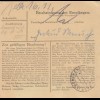 Paketkarte 1947: Berlin-Spandau nach Haar