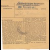 Paketkarte 1948: Darmstadt Land nach Eglfing, Heilanstalt