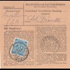 Paketkarte 1947: Rain Lech nach Haar, Pflegeanstalt