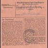 Paketkarte 1948: Hebertsfelden nach Haar bei München