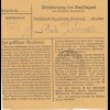 BiZone Paketkarte 1948: Kaufbeuren Heilanstalt nach Haar