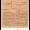 BiZone Paketkarte 1948: Bernried nach Haar-Eglfing