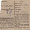 Paketkarte 1948: Senden Iller nach Haar, Nachnahme, Selbstbucher