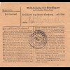 BiZone Paketkarte 1948: Dortmund-Bövinghausen nach Haar