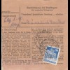 BiZone Paketkarte 1948: Wrohm über Heide nach Haar, Nachgebühr