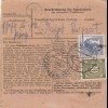 Paketkarte 1947: Börßum Kreis Wolfenbüttel nach Haar, Wertkarte