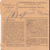 BiZone Paketkarte 1948: München 39 nach Haar