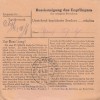 Paketkarte 1948: Dietldorf /Regensburg nach Keferloh, Post Haar Wertkarte