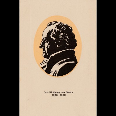 Ansichtskarte Wolfgang von Goethe - Druck Brasilien
