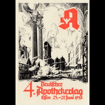 4. Apothekertag in Essen 1937 - Ansichtskarte