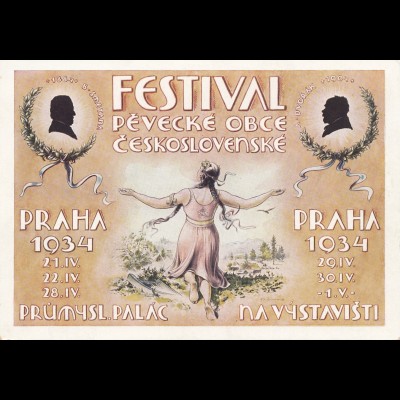 Festival Praha 1934 Checheslovakei