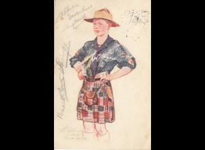 Ungarn 1933- Boy Scout from Scotland - Gödöllö