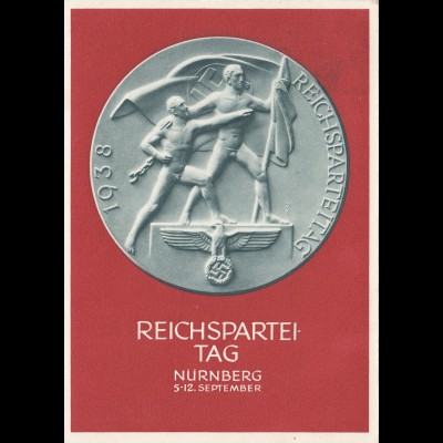 Propagandakarte: Reichsparteitag 1938 - Ganzsache