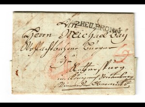 Brief von Heilbronn mit Taxe