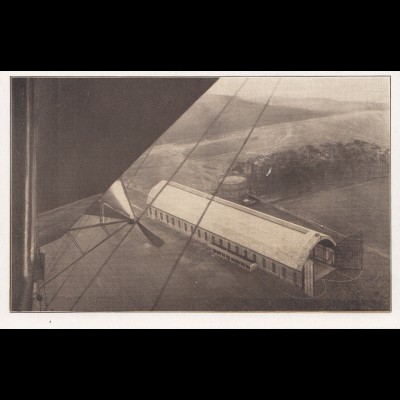Zeppelin: Ansichtskarte: Stations-Landeplatz Luftschiff Viktoria Luise
