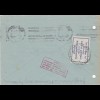 Brief von Düsseldorf 1944 nach Krefeld: Amtlich geöffnet RPD Düsseldorf