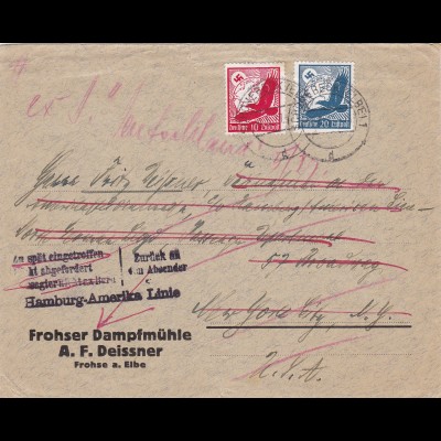 Schönbeck 1937 nach USA-zu spät eingetroffen, nicht abgefordert-zurück 