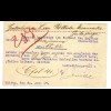 Postkarte 1907 Witten nach Gerlafingen, Taxe