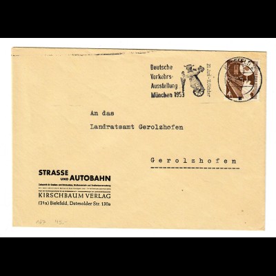 Brief aus Bielefeld, Verkehrsausstellung München 1953