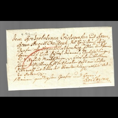 Brief von Essingen, Stempel "V Schw Gmünd" nach Heilbronn 1790