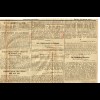 Hamburger Nachrichten 12.1.1917, A3 Größe, gefaltet, viele Infos