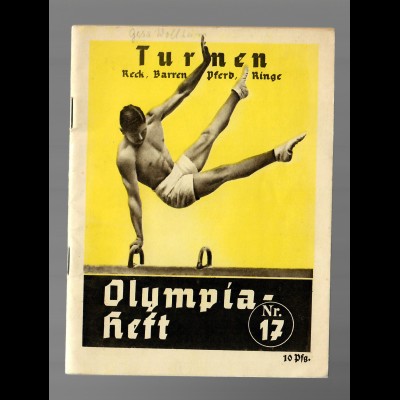 Olympia Heft - Turnen: Reck, Barren, Pferd, Ringe, 1936