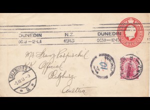 Australia 1913: Dunedin to Salzburg/Austria