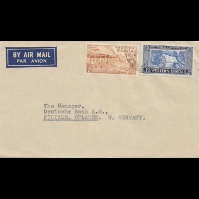 Samoa: Air Mail to Germany