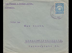 Bolivien: 1921 cover Cochabamba via Buenos Aires to Berlin
