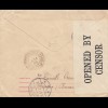 Brazil: 1917: Registered cover to Utrecht/Netherlands - censor