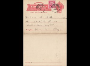 Brazil: 1911: Letter Juiz de Fora to Karmeliterkloster Reisach