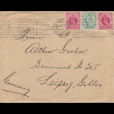 Natal: letter to Leipzig/Germany