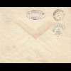 Smyrna: British Post office to Weilheim/Bayern