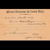 Costa Rica: 1899: Museo national to Berlin