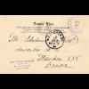Costa Rica: 1904: post card Linea San Jose to München