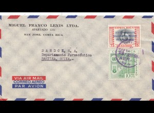 Costa Rica: 1962: San Jose to Basilea/Switzerland