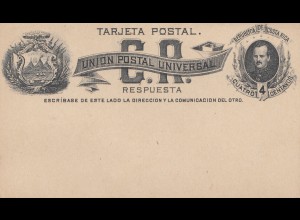 Costa Rica: 2x post card Union Postal Universal