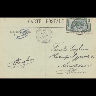 French colonies: Kongo: 1914: carte postale to Amsterdam
