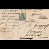 Hong Kong: 1907: post card , Marine Schiffspost to Bremen