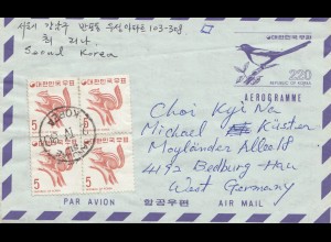 Korea 1980: Seoul to Bedburg-Hannover - Bird
