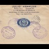 Mexico 1928: Registered Tampico/Laredo Tam. to Gera