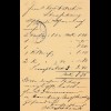 Mexico 1896: post card to Strassbourg with error in bottom line - direceion - 