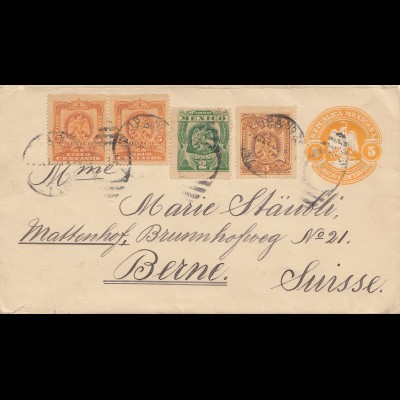 Mexico 1905: letter Dorado Chih. to Bern/Switzerland