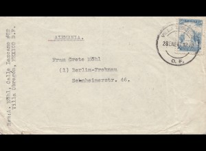 Mexico 1947: Letter to Berlin-Frohnau