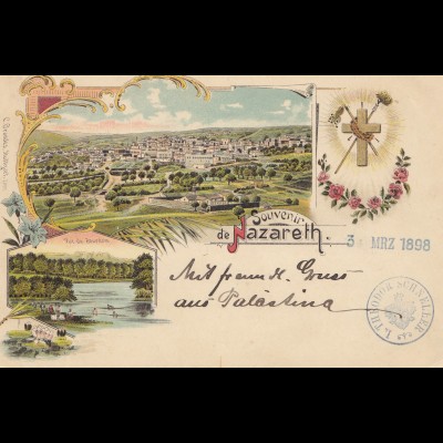 Palestine: 1898: Nazareth to Leipzig