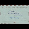 Israel 1958: air mail Holon to Ronneburg
