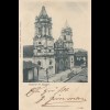 Panama 1892: post card Catedral to Dresden