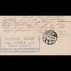 Peru 1901: post card Lima to Pforzheim